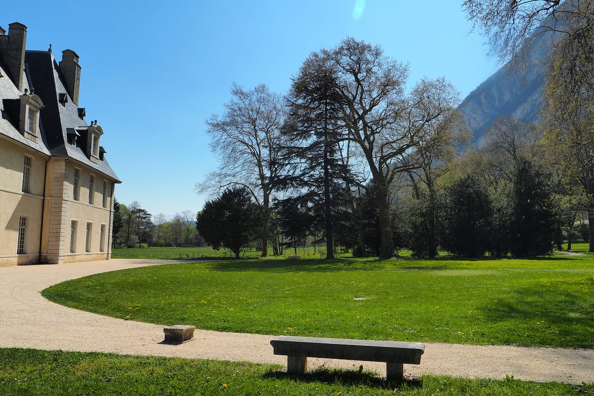 Le parc du château de Sassenage